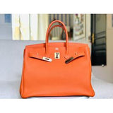 Hermès BIRKIN 35 LEATHER HANDBAG