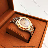 Patek Philippe A384EAP Rosegold Silver Brown Dial