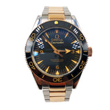 OMEGA SeaMaster Golden silver-orange black dial