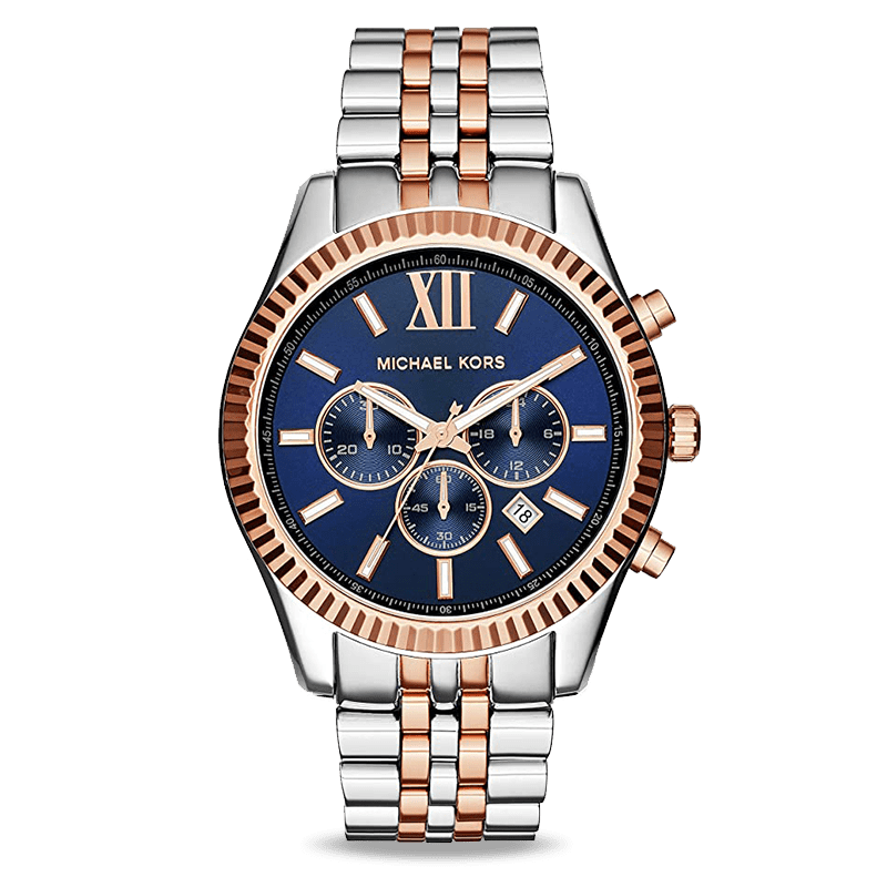 Michael-Kors-Lexington-Wrist-Blue-Dial-MK8412-.png Montre Homme MICHAEL KORS – simplicité brillante - Image 1