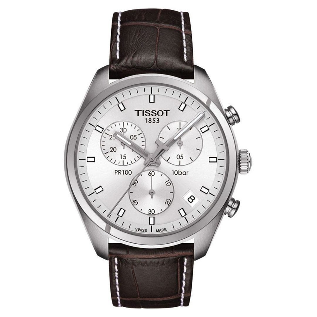 montre-tissot-pr100-t1014171603100-prix-promo-maroc-casablanca.jpg Montre Homme TISSOT – style lumineux - Image 1