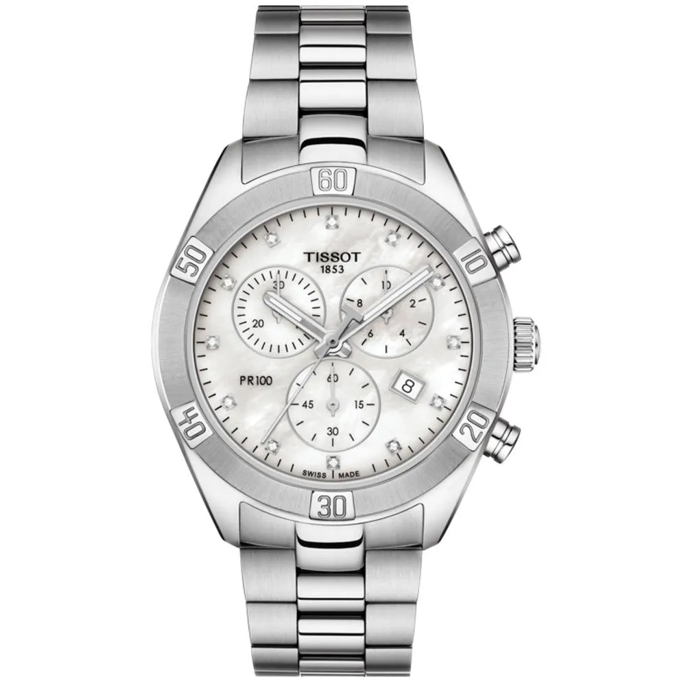 pr-100-sport-chic-chronograph_T101-917-11-116-00-4641908e.webp Montre Femme TISSOT – délicatesse pure - Image 1
