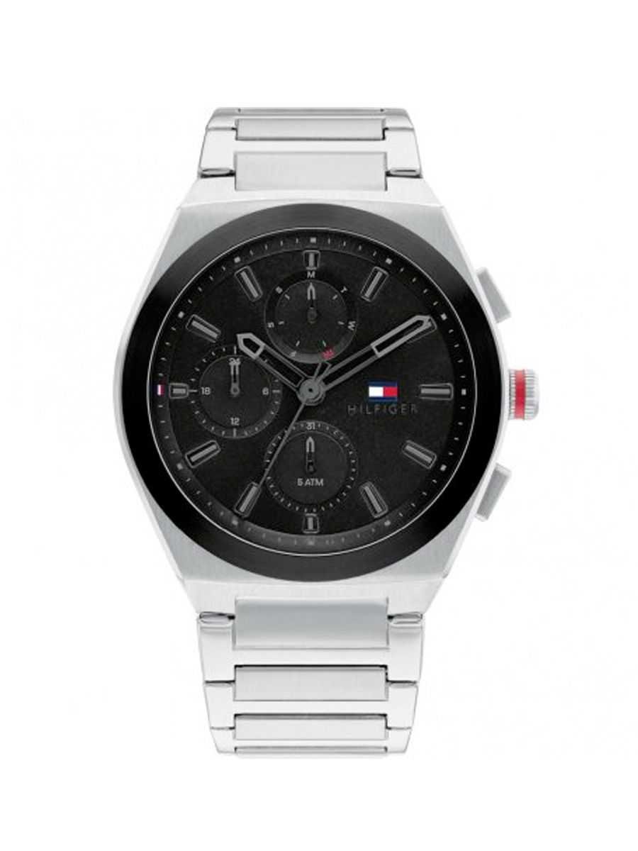 Tommy Hilfiger Connor Link Strap Watch Silver 1791897 – Montre Homme