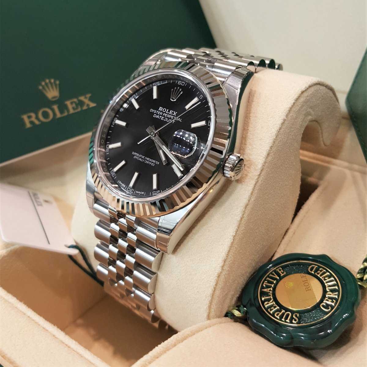 Montre Datejust 41 Noir Jubilé Pour Homme – Montre Homme - Image 5