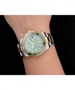 Alternative view of Rolex Submariner PR16233GRG Green – Montre Homme