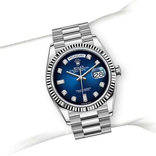 DAY DATE BLEU – Montre Homme - Image 2