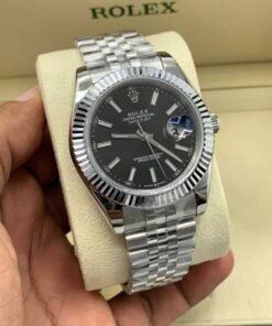Alternative view of Bracelet en acier Datejust NOIR – Montre Homme