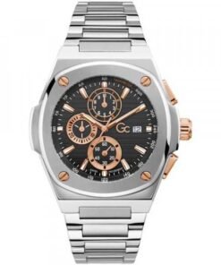 Montre GC Coussin Shape en Acier Argenté – Montre Homme