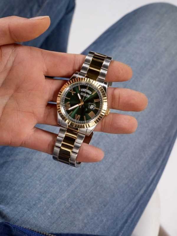 Guess Mens 2-Tone Day/Date Watch – Montre Homme - Image 7