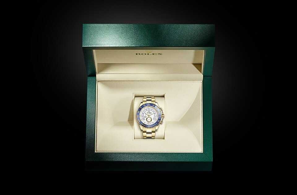 YACHT MASTER GOLD/BLEU – Montre Homme - Image 5