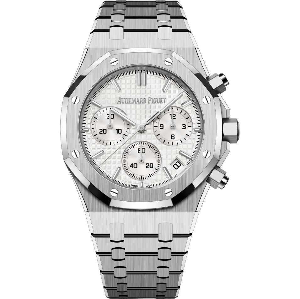 ROYAL OAK CHRONOGRAPHE-GRIS/BLANC – Montre Homme