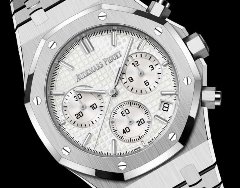 ROYAL OAK CHRONOGRAPHE-GRIS/BLANC – Montre Homme - Image 3