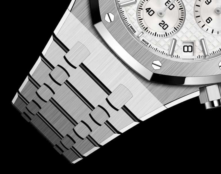 ROYAL OAK CHRONOGRAPHE-GRIS/BLANC – Montre Homme - Image 4