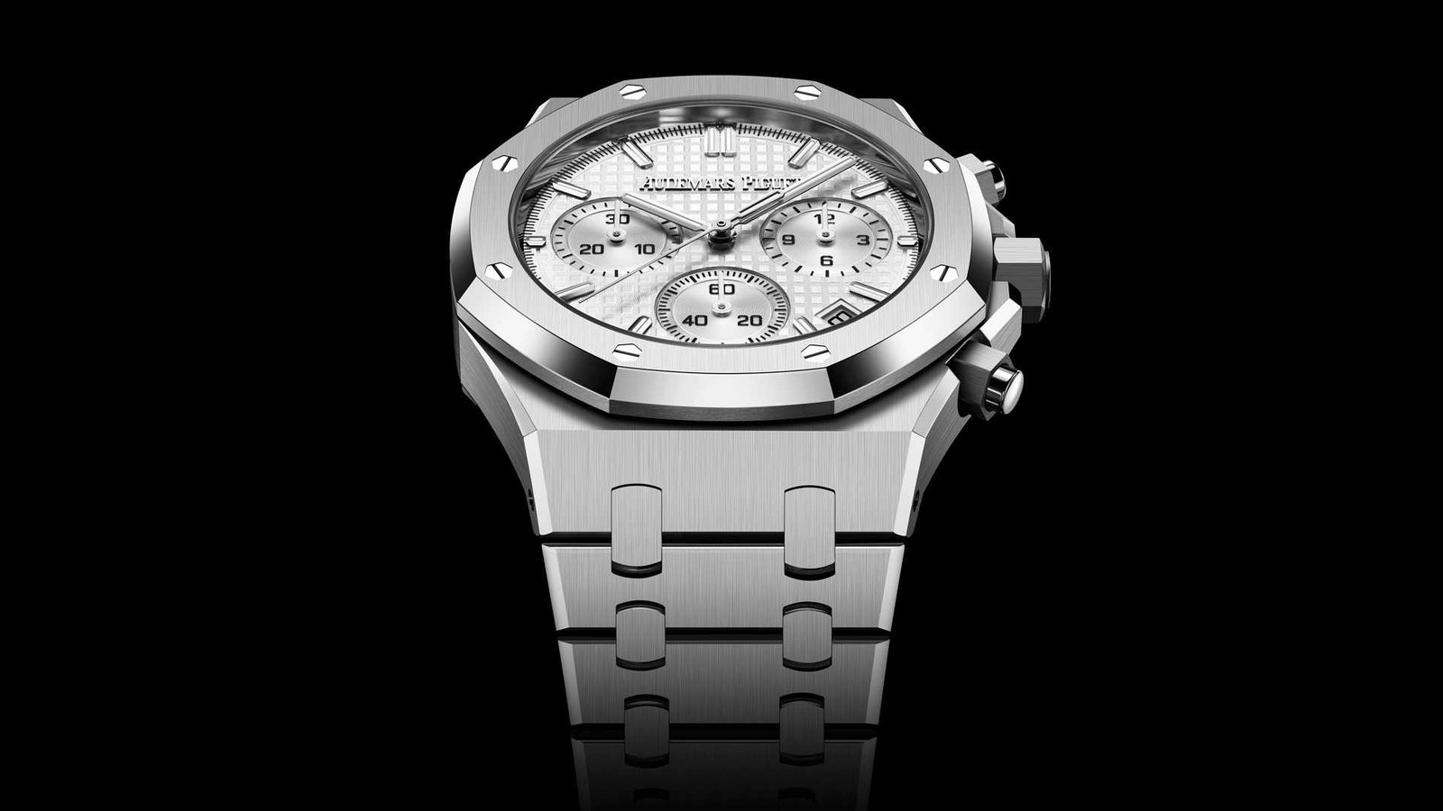 ROYAL OAK CHRONOGRAPHE-GRIS/BLANC – Montre Homme - Image 5