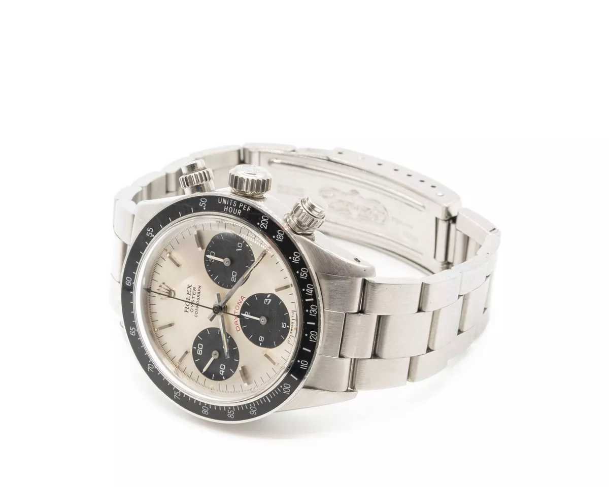 Grande montre à remontage manuel vintage Rolex Daytona 6263 rouge en acier inoxy – Montre Homme - Image 8
