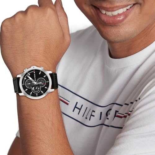 Tommy Hilfiger Montre à aiguilles - silber silber schwarz schwarz – Montre Homme - Image 4