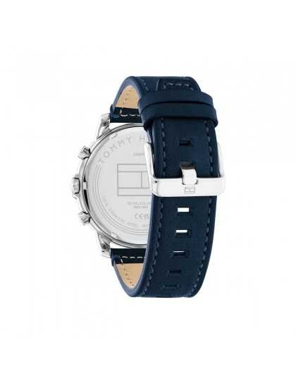 Tommy Hilfiger Jameson Montre Homme Multifonction Acier Cuir Bleu 1792051 - Image 2
