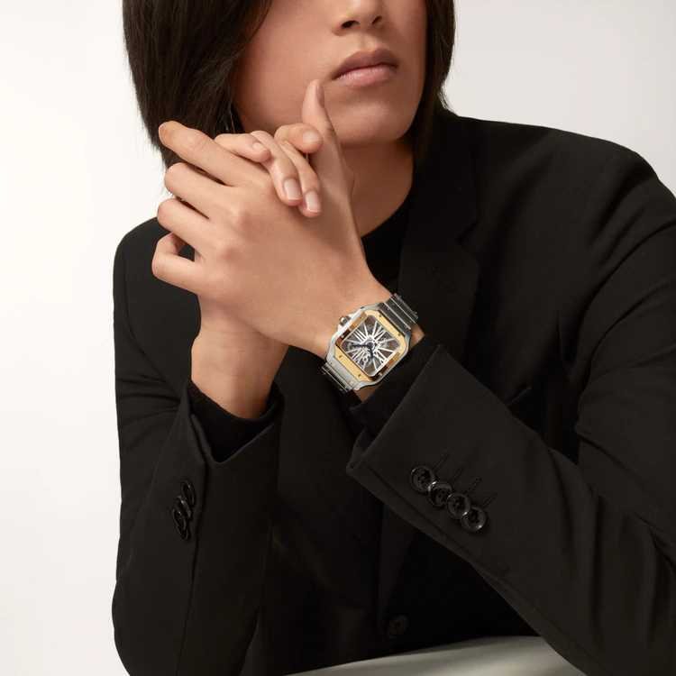 C@rtier Montre squelette Santos de – Montre Homme - Image 2