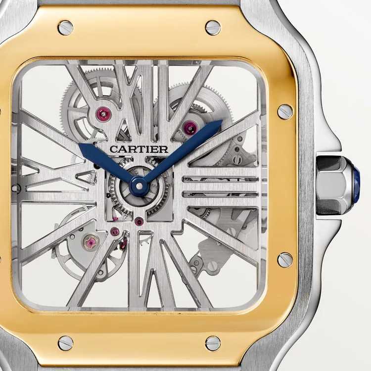 C@rtier Montre squelette Santos de – Montre Homme - Image 3