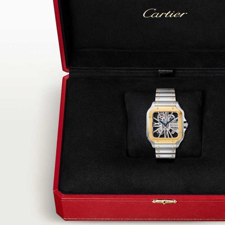 C@rtier Montre squelette Santos de – Montre Homme - Image 4