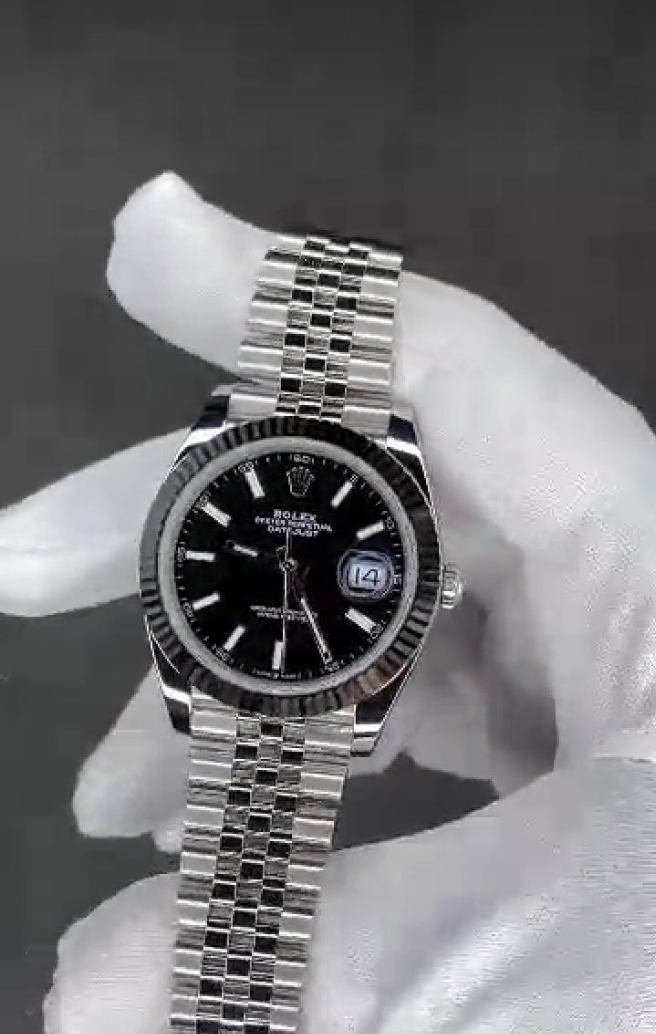 Montre Datejust 41 Noir Jubilé Pour Homme – Montre Homme - Image 7