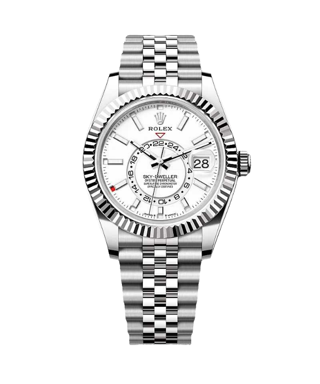 ROLEX Sky-Dweller 42 mm, Rolesor gris – Montre Homme