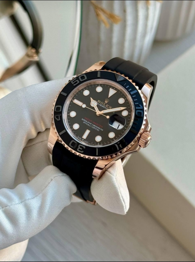 Rolex Yacht-Master 40 Rose Gold Oysterflex – Montre Homme - Image 7
