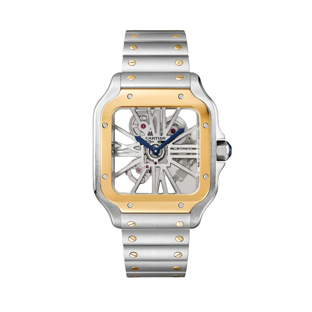 C@rtier Montre squelette Santos de – Montre Homme