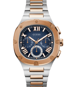 GUESS Mens Gunmetal Multi-function Watch – Montre Homme