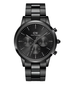Daniel Wellington Iconic Men Graphite Grey Round Dial – Montre Homme