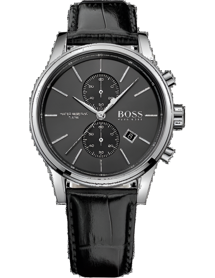 Montre Homme Hugo Boss Jet 1513279 Bracelet cuir noir
