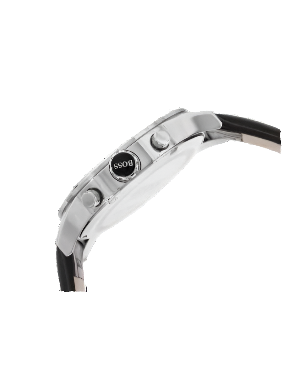 Montre Homme Hugo Boss Jet 1513279 Bracelet cuir noir - Image 2
