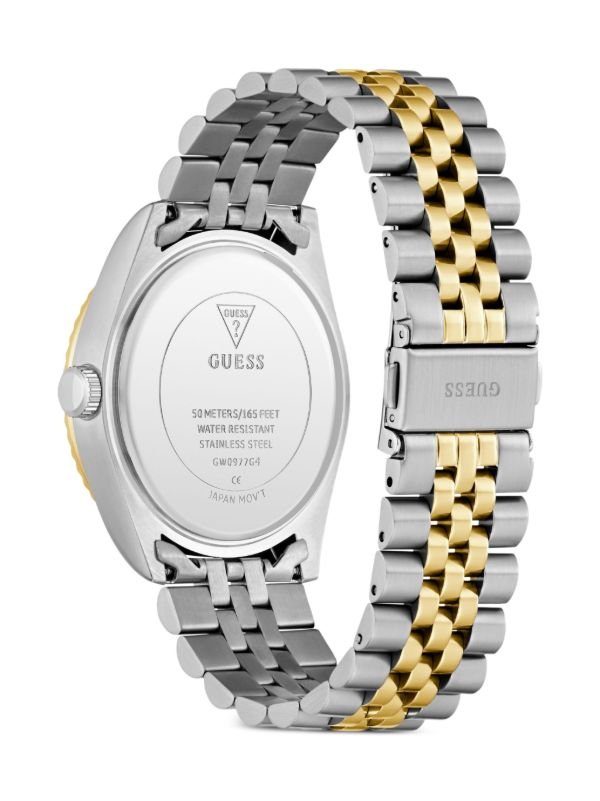 Guess Montre bicolore or et argent – Montre Homme - Image 4