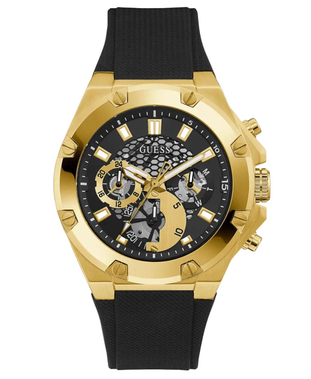 Montre Guess pour Homme Third Gear Dorée – Montre Homme