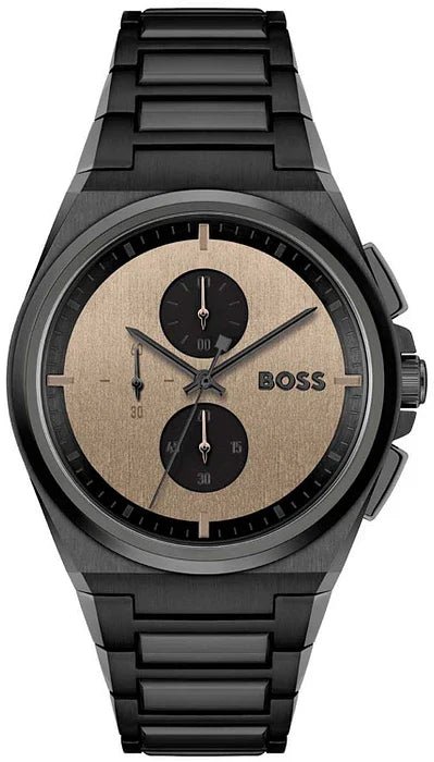 Hugo BOSS HB1514043 STEER CHRONO Herenhorloge 44mm – Montre Homme