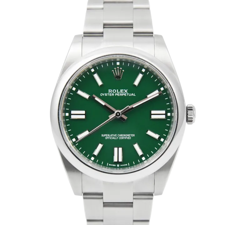 Rolex -Oyster Perpetual Vert – Montre Homme