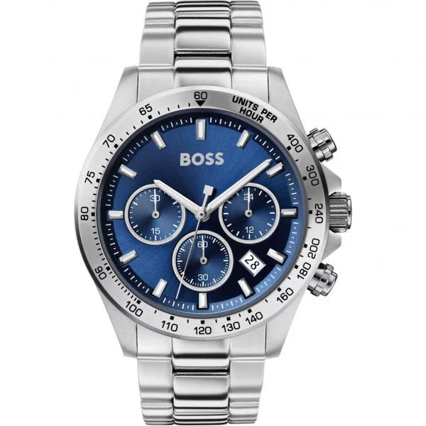 Montre Boss Sport Lux Hero en Acier Argenté – Montre Homme