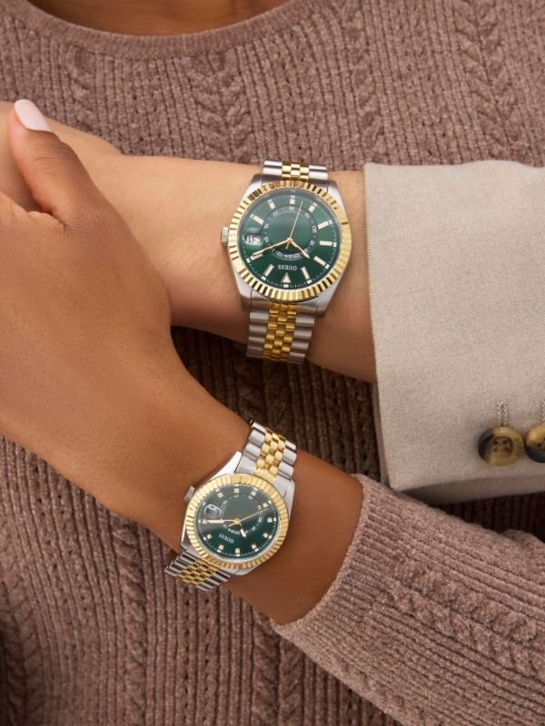Guess Montre bicolore or et argent – Montre Homme - Image 5