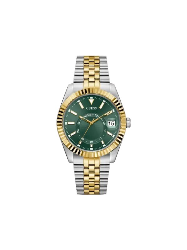 Guess Montre bicolore or et argent – Montre Homme