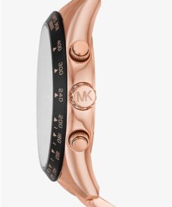 Alternative view of Michael Kors Montre Layton surdimensionnée de ton or rose – Montre Homme