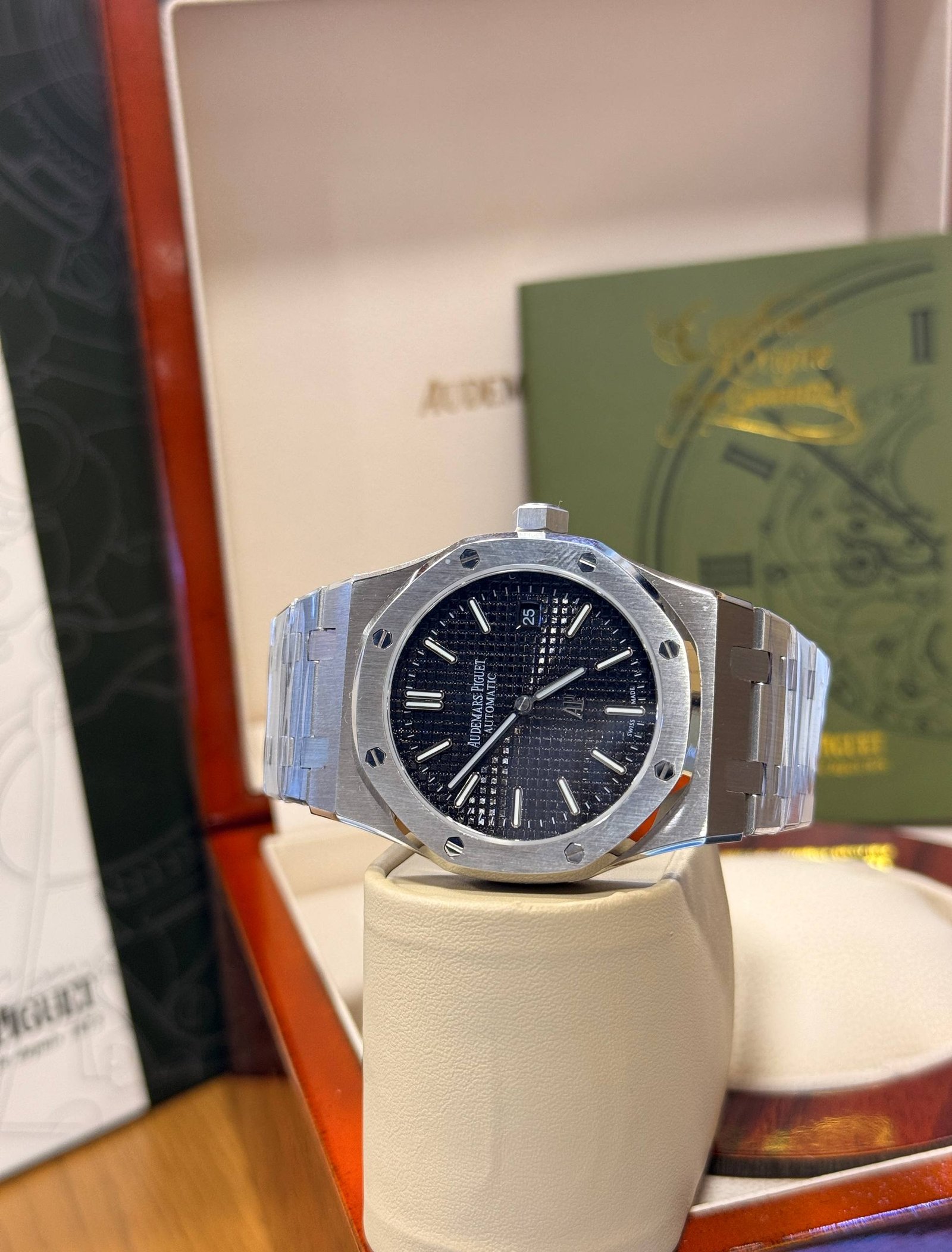 Audemars Piguet Royal Oak Black Dial – Montre Homme - Image 7