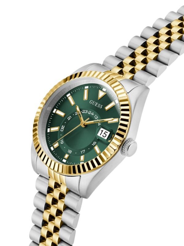 Guess Montre bicolore or et argent – Montre Homme - Image 3
