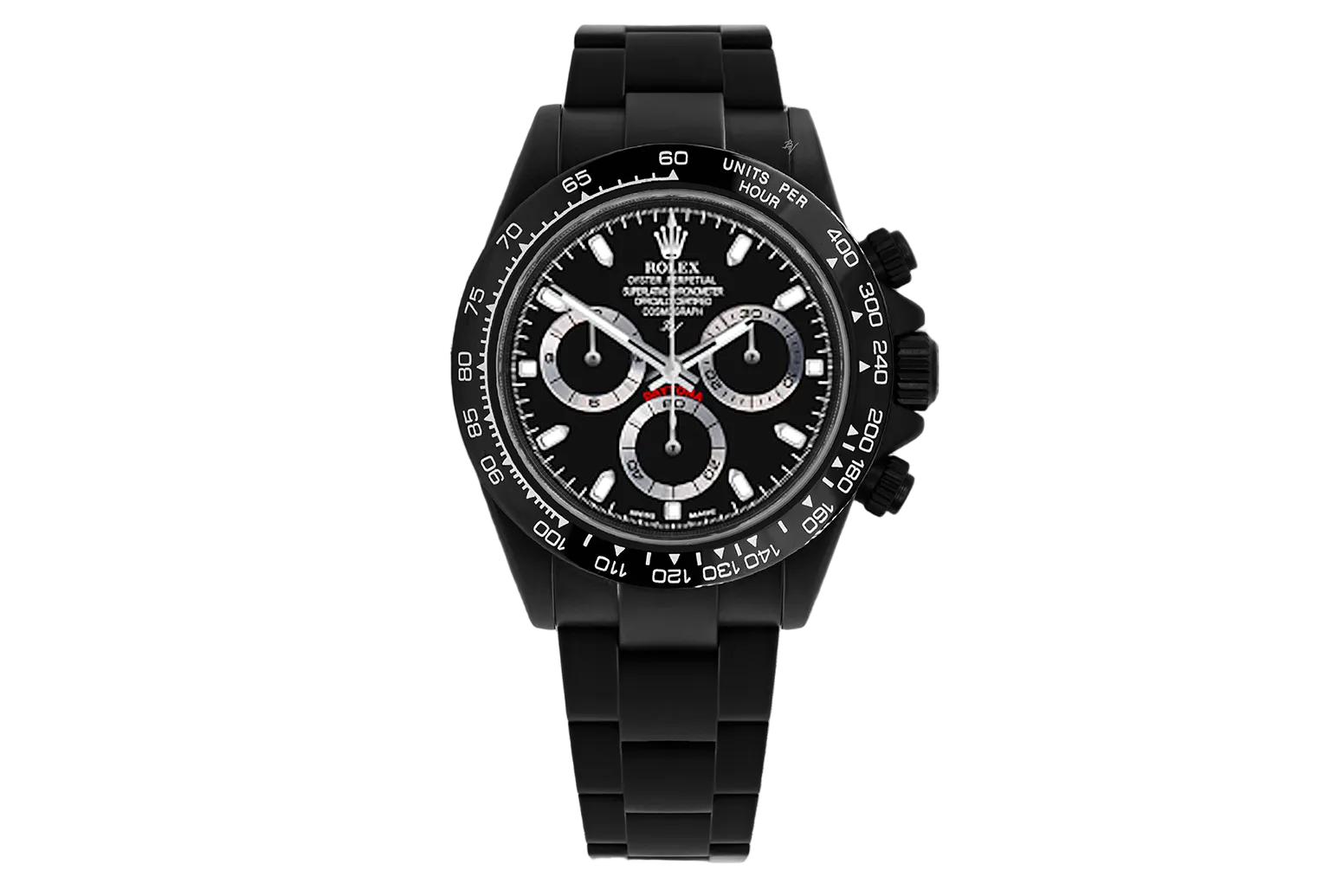 Montre Rolex Oyster Perpetual Cosmograph Daytona revêtement PVD/DLC noir 116520 – Montre Homme