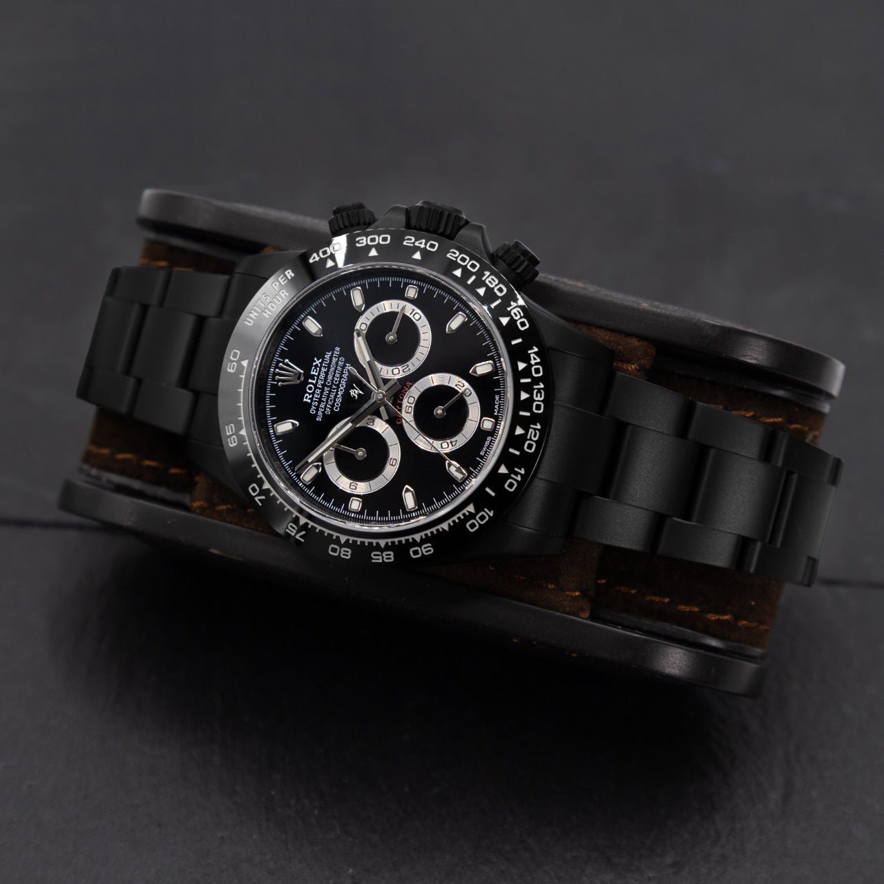 Montre Rolex Oyster Perpetual Cosmograph Daytona revêtement PVD/DLC noir 116520 – Montre Homme - Image 6