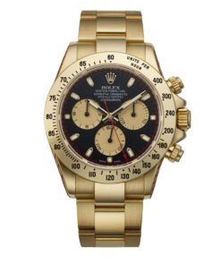 Rolex Cosmograph Daytona « Paul Newman » 40 mm Or jaune Cadran noir – Montre Homme