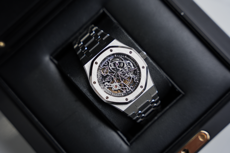 Audemars Piguet Royal Oak Openworked 39mm Steel Skeleton Dial 15305ST – Montre Homme - Image 4