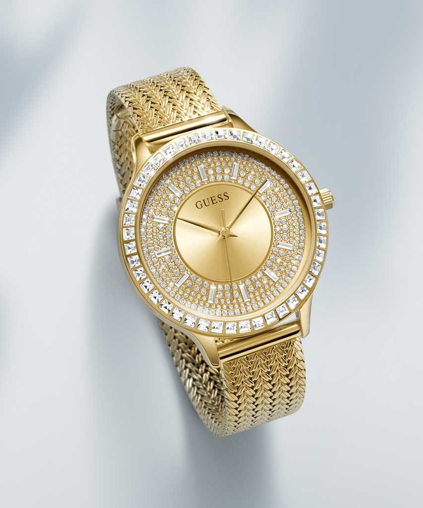 Guess Soiree Montre Femme Acier Doré Milanais – Image 9