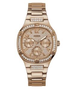 Montre Guess Duchess Rose Gold Dial Square Case Multi Function Women Watch – Montre Femme