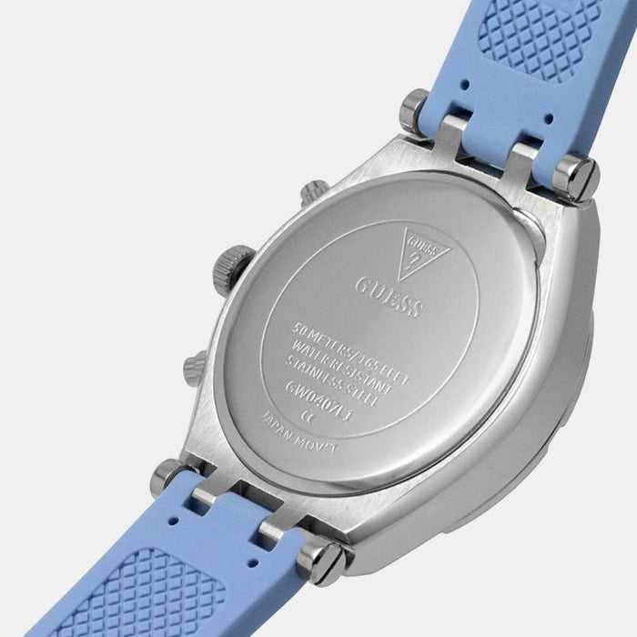 Montre Guess heiress blue silicone strap women's watch gw0407l1 – Montre Femme – Image 3