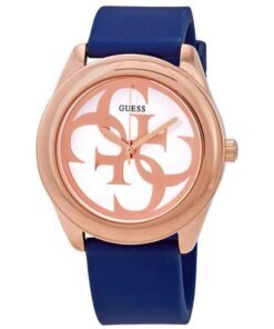 Montre Guess g-twist silver dial blue silicone ladies watch w0911l6 – Montre Femme